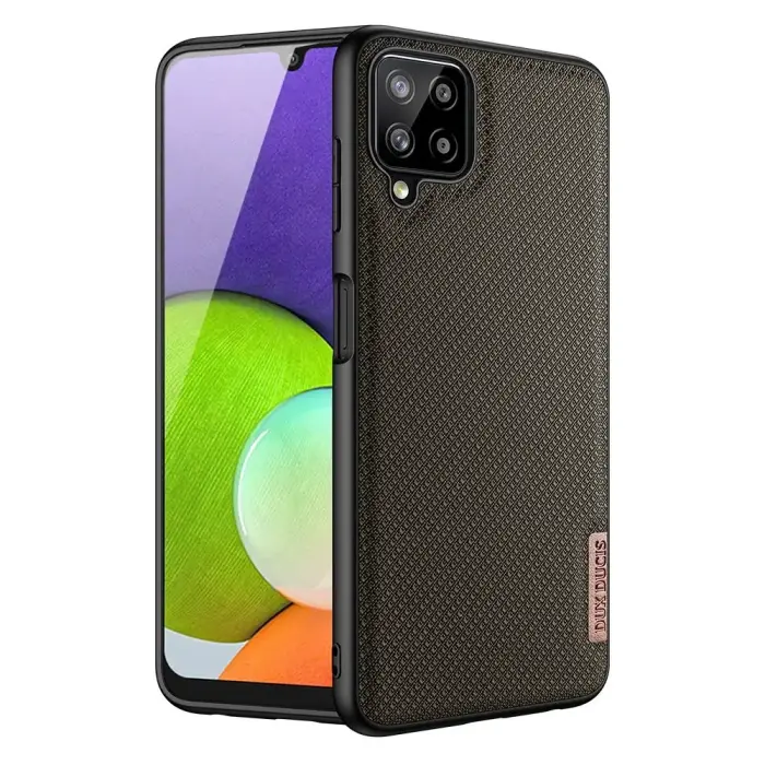 Dux Ducis Fino case covered with nylon material for Samsung Galaxy A22 4G green Foto 10