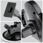 Car phone holder Forcell F-Grip Oval 27 cm windshield / dashboard / air vent black Photo 9
