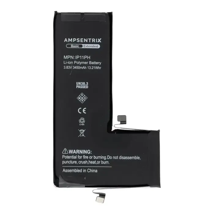  AmpSentrix Basic battery for iPhone 11 Pro (high capacity 3450 mAh) Фото 2
