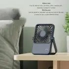 Desk fan with adjustable stand HX-122 dark blue Фото 12