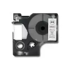 Qoltec Tape for DYMO D1 40913 | 9mm x 7m | White / Black overprint Foto 3