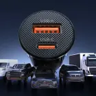 Orico PowerMini 30W USB-C + USB-A Car Charger - Black Foto 9