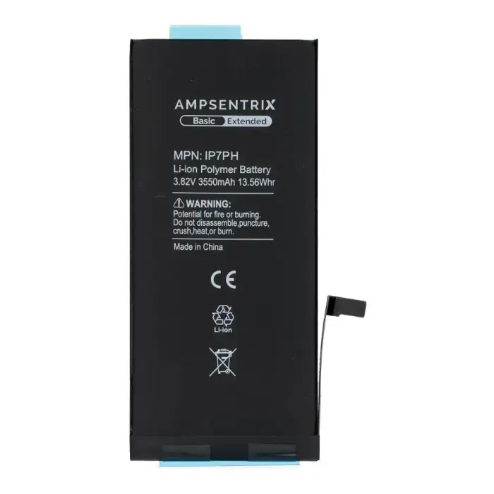  AmpSentrix Basic battery for iPhone 7 Plus (high capacity 3550 mAh) Фото 2