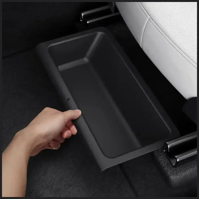 Organizer Box Spigen Underseat Organizer Box for Tesla Model Y (Juniper) 2 pack black Фото 5
