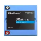 Qoltec LiFePO4 lithium iron phosphate battery | 12.8V | 30Ah | 384Wh | BMS Foto 9