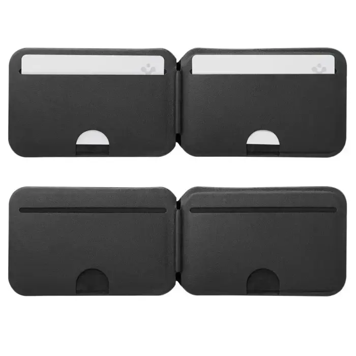 SPIGEN S314-4 SLIM FOLD TRIPOD WALLET MAGSAFE BLACK Фото 6