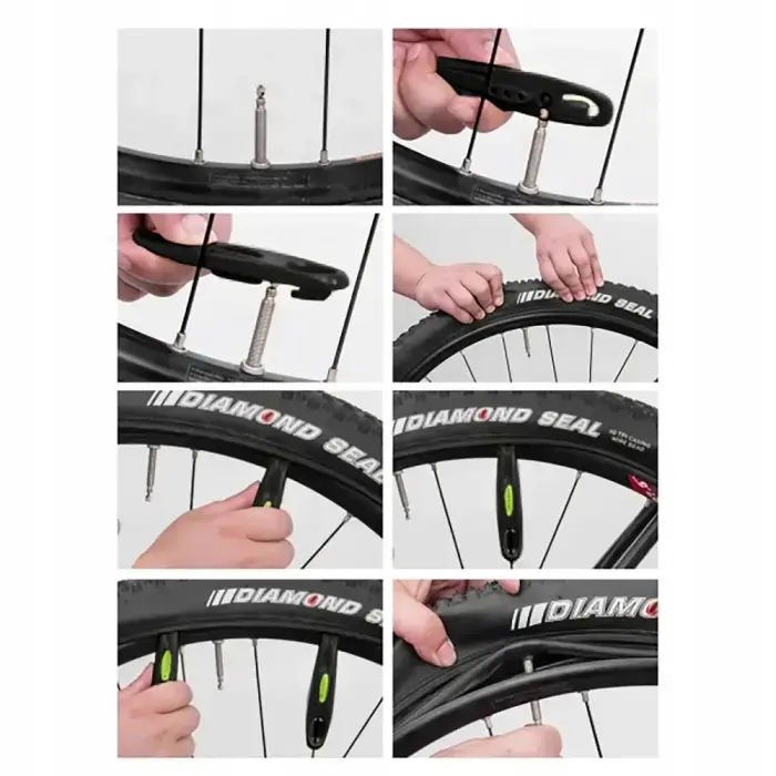 Rockbros QTB004 tire lever set - black (2 pcs in set) Foto 3