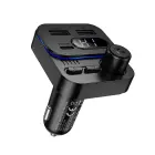 Borofone Transmitter FM BC61 Ocean MP3, Bluetooth - 2xUSB + Type C - PD 45W black Фото 1