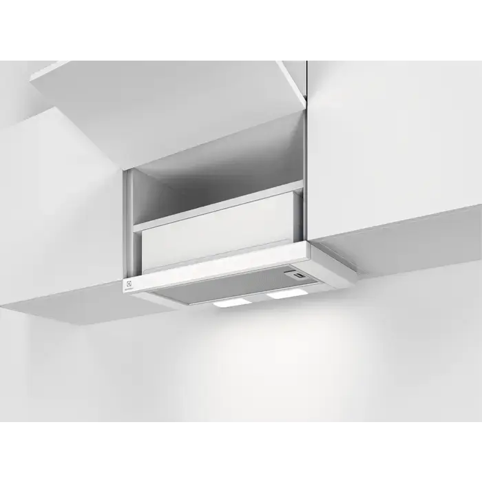 Electrolux izvelkams tvaika nosūcējs, 60 cm, balts Foto 4