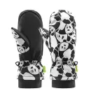 Qunature Panda Heat Transfer Ski Gloves Kids Size S - Black/White Foto 1