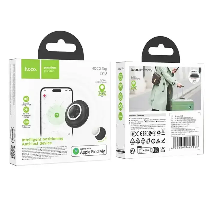 Locator compatible with Apple Find My Hoco E91B white Foto 11