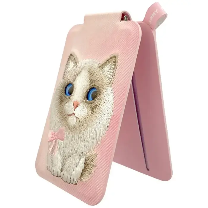 Magnetic phone wallet stand  Nimmy New Big-Eye Cute Pets 2.0 Cat pink Foto 3