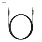 Dudao L12S AUX cable mini jack 3.5mm 1m 3-pole stereo - black Photo 1