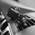 Car phone holder Forcell F-Grip Carbon H-CF509 air vent black Photo 8