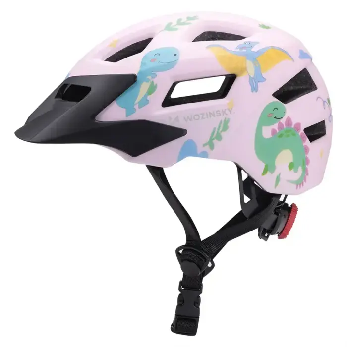 Wozinsky Children's MTB Bike Helmet with Detachable Visor XS - Pink Foto 2