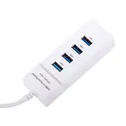 Fusion Hub usb 3.0 порт разветвитель 4 порт разветвитель адаптер | белый Фото 1