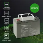 Qoltec  AGM battery | 12V | 36Ah | Maintenance-free | Efficient| LongLife | for UPS, scooter Photo 3