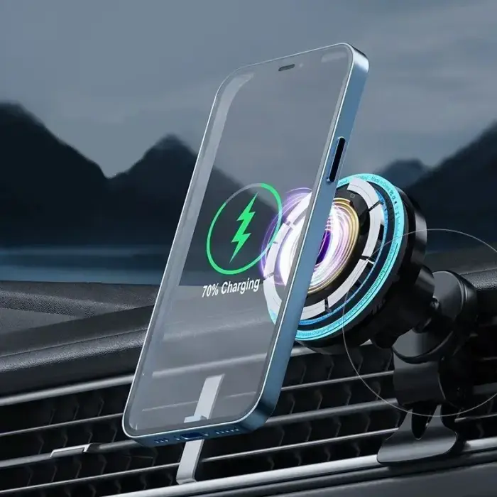 CAR HOLDER T-PHOX iMAG MAGNETIC WIRELESS TRANSPARENT Photo 2