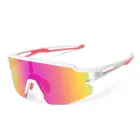 Rockbros Kids Cycling Glasses, Polarized, UV Protection, Children's - White Foto 2