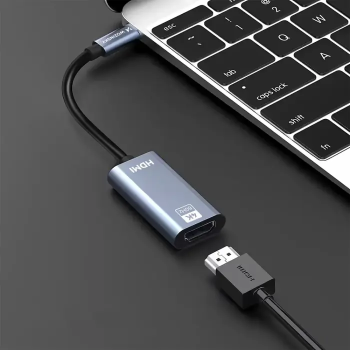 Wozinsky WACH-01 USB-C - HDMI 4K 60Hz Adapter - Black Фото 9