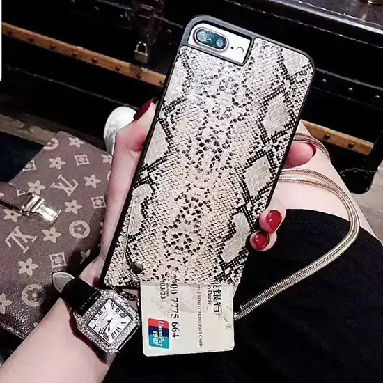 BAG - SNAKE Leather Case - IPHONE XS MAX Gold Foto 28