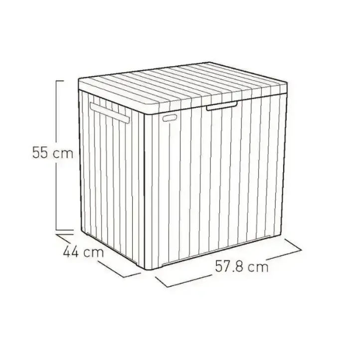 Storage box City Storage Box 113L gray Photo 7