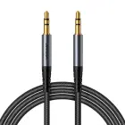 Joyroom stereo audio cable AUX 3.5 mm mini jack 1.2m black (SY-A08) Photo 1