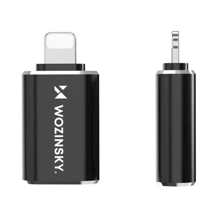 Wozinsky WALA-01 Lightning to USB-A OTG Adapter - Black Фото 5