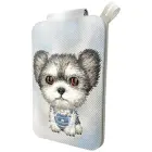 Magnetic phone wallet stand  Nimmy New Big-Eye Cute Pets 2.0 Dog grey Foto 2