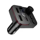 Borofone Transmitter FM BC61 Ocean MP3, Bluetooth - 2xUSB + Type C - PD 45W black Фото 5