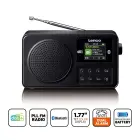 Lenco Pārnēsājams DAB+/FM radio ar Bluetooth® un uzlādējamu akumulatoru - melns Photo 6