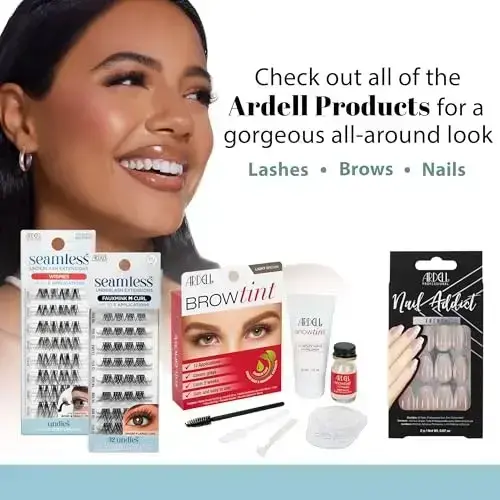 Ardell Seamless False Eyelashes, Fauxmink M Curl, 32 CT Photo 11