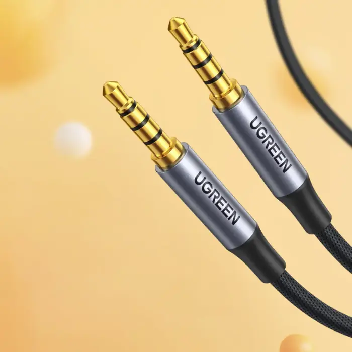UGREEN AV183 Mini jack cable 3.5mm, AUX, 3m (black) Photo 3