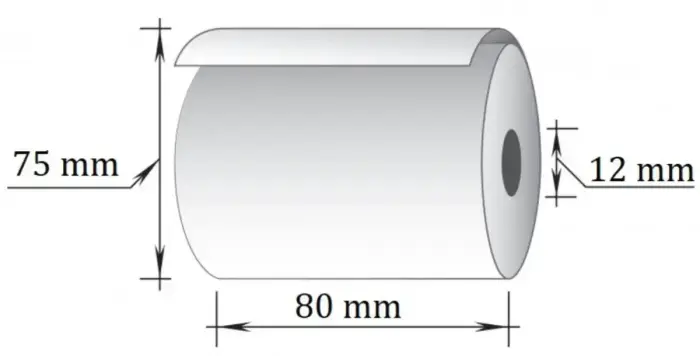 Kases lente TECHNOINFORM ar izmēru 80mm x 75mm x 12mm 73m, termo, 48g, 10 gab/iepakojumā (100-00328) Фото 3