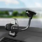 Car phone holder Forcell F-Grip Oval 17 cm windshield / dashboard / air vent black Photo 16