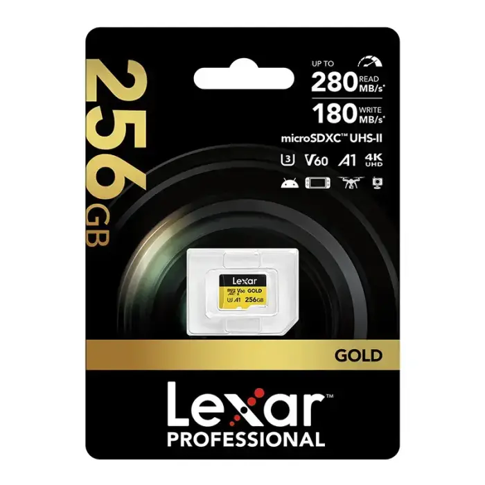 Memory card Lexar GOLD microSDXC 256GB Фото 5