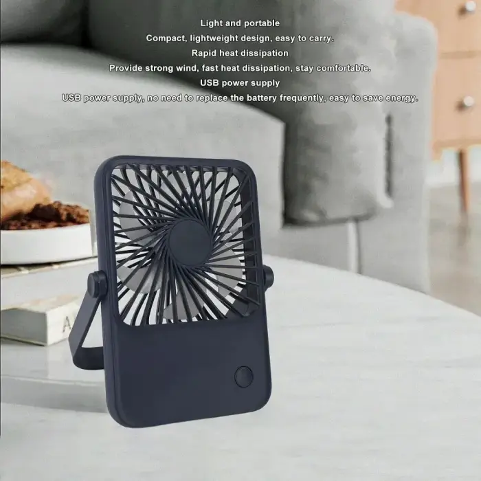 Desk fan with adjustable stand HX-122 dark blue Фото 11