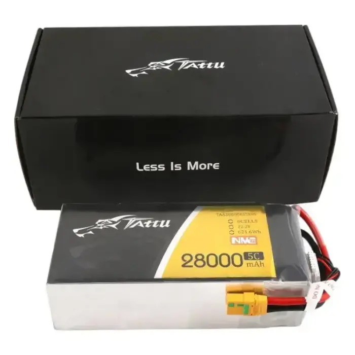 Tattu NMC 28000mAh 22.2V 5C 6S1P Lipo Battery Pack with XT90-S plug Foto 5