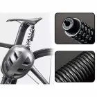 Rockbros T609 bicycle lock with 1.5 m combination - black Foto 4