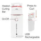 Rio Wowlash Heated Eyelash Curler in White Foto 10