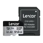 Karta pamięci Lexar High-Performance Silver Plus microSDXC 512GB + adapter Фото 1