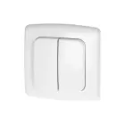 Switch with 2 channels and radio transmitter, used for wireless control of flush-mounted switches and sockets (OR-SH-1751) Photo 1