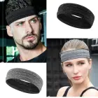 Elastic fabric headband for running fitness orange Фото 8
