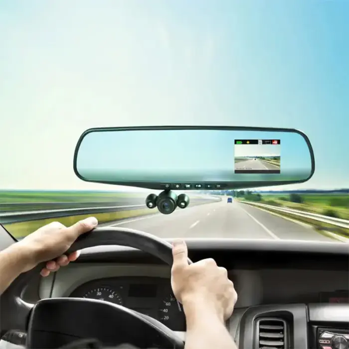 Car Dash Cam DVR-01 Mirror 4,0 inches + rear camera Foto 7