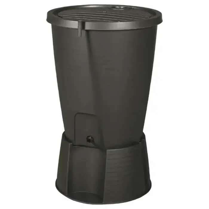 Ūdens muca Indigo Water Butt + Base 200L pelēka Foto 2