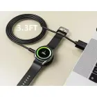 TECH-PROTECT MC03 ULTRABOOST MAGNETIC CHARGING USB CABLE 100CM SAMSUNG GALAXY WATCH BLACK Photo 3