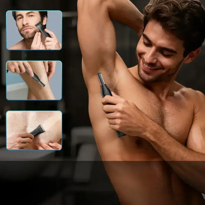 MAXGROOM M-319 multifunctional trimmer with replaceable tips - black Foto 4