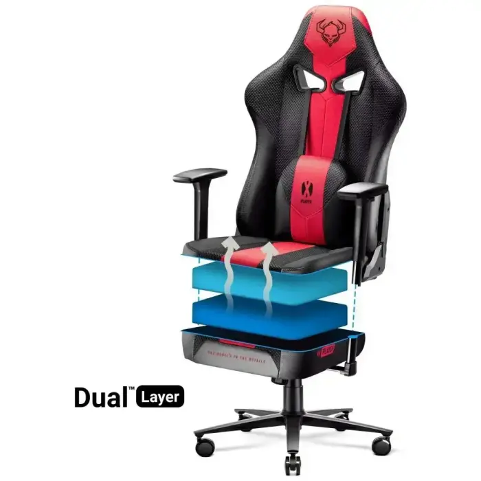 Gaming chair Diablo Chairs X-Player 2.0 King Size crimson/anthracite Фото 8