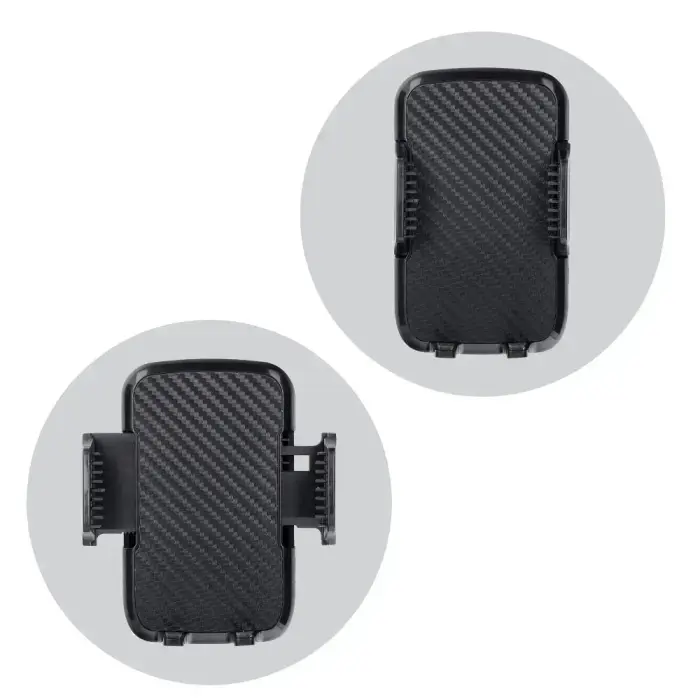 Car phone holder Forcell F-Grip Carbon HT1 windshield / dashboard black Photo 5