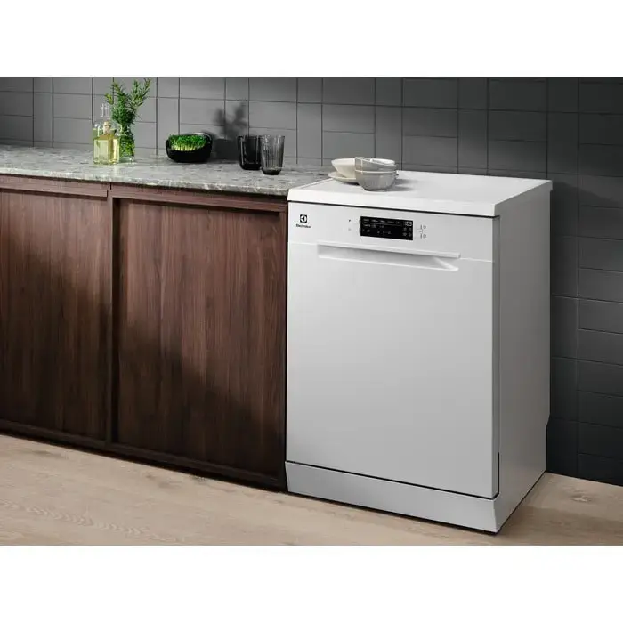 Electrolux brīvstāvoša trauku mazgājamā mašīna, balta Foto 5